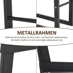 Tilbehør Til Brændeovne & Pejse^Brændeholder 40×25×100 cm, stål, op til 100 kg, sort