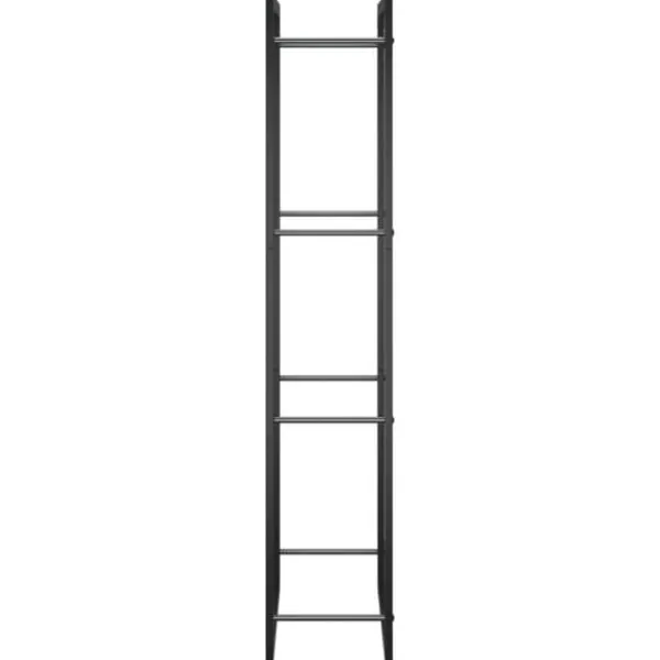 Tilbehør Til Brændeovne & Pejse^Brændekurve - Living brændestativ 50x28x132 cm stål matsort