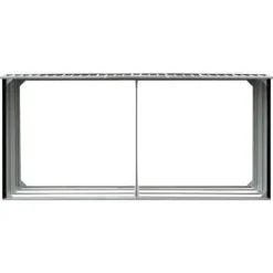 Brændekurve – tilbehør - Living brændeskur 330 x 92 x 153 cm galvaniseret stål antracitgrå Tilbehør Til Brændeovne & Pejse