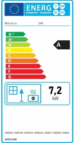 Hot Brændeovn - 7,2 kW til 10 kW - energimærke A - op til 100 m² Brændeovne