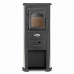 Viking Choice Brændeovne^Brændeovn - stål - fritstående - 8,5 KW - støbejern