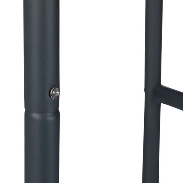 Outlet Brændereol, Metal, 100x40x25 cm, Antracit Tilbehør Til Brændeovne & Pejse