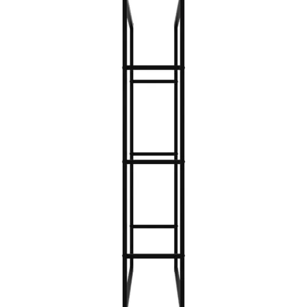 Hot Brændereol Tuby, til indendørs og udendørs brug, 100,5x25x150cm - sort Tilbehør Til Brændeovne & Pejse
