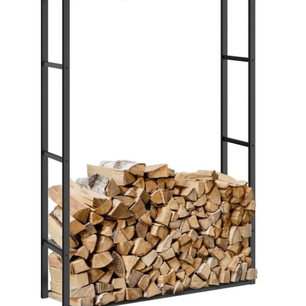 Hot Brændereol Tuby, til indendørs og udendørs brug, 100,5x25x150cm - sort Tilbehør Til Brændeovne & Pejse