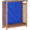 Online Brændeskur i massivt akacietræ - Plads til brænde | Størrelse: 105x38x115 cm Skure, Garager & Carports