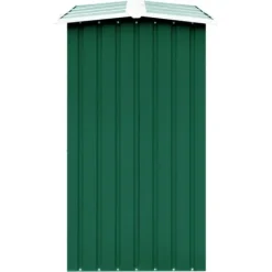 Skure, Garager & Carports^Brændeskur til haven 330 x 92 x 153 cm galvaniseret stål grøn - Brændeskur - Brændeskure - Home & Living
