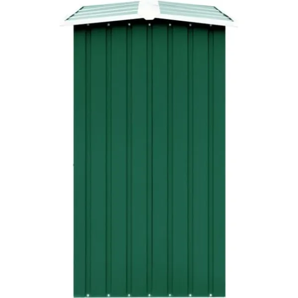 Skure, Garager & Carports^Brændeskur til haven 330 x 92 x 153 cm galvaniseret stål grøn - Brændeskur - Brændeskure - Home & Living