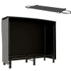 Tilbehør Til Brændeovne & Pejse^Brændestativ 120×36×99 cm med bæretaske & 600D vandafvisende overtræk, sort