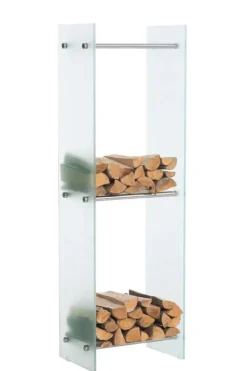 Online Brændestativ Dacio frostet glas 35x50x160 cm (6-hul) 35 x 50 x 160 cm Tilbehør Til Brændeovne & Pejse