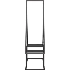 Best Brændestativ i koldvalset stål - Robust brændeopbevaring | Farve: Sort | Størrelse: 80x25x90 cm Tilbehør Til Brændeovne & Pejse