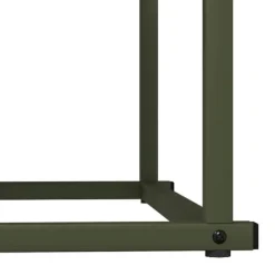Tilbehør Til Brændeovne & Pejse^Brændestativ i koldvalset stål - Robust brændeholder | Størrelse: 70x43x34,5 cm | Farve: Olivengrøn