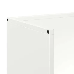 Clearance Brændestativ i koldvalset stål - Stabil brændeholder | Størrelse: 40x30x80 cm | Farve: Hvid Tilbehør Til Brændeovne & Pejse