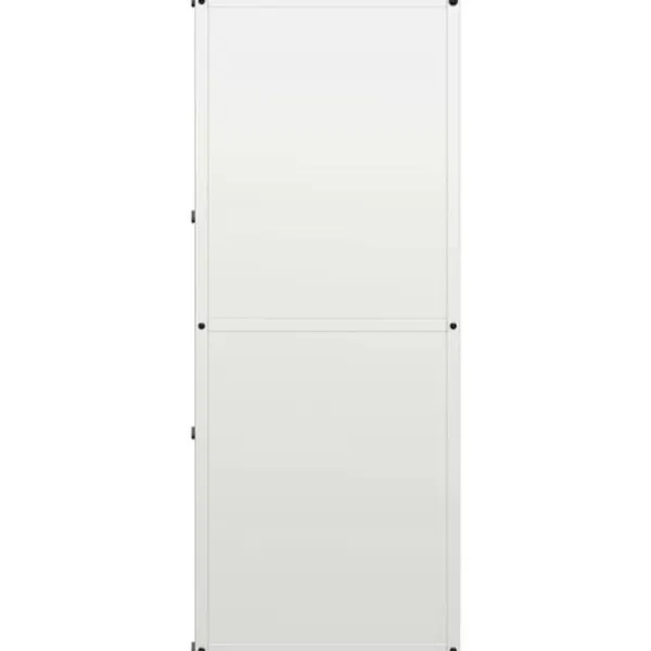 New Brændestativ i koldvalset stål - Robust brændeholder | Størrelse: 40x30x75 cm | Farve: Hvid Tilbehør Til Brændeovne & Pejse