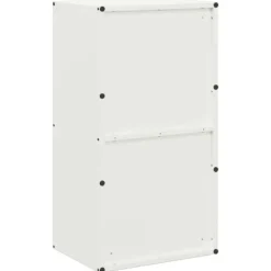 New Brændestativ i koldvalset stål - Robust brændeholder | Størrelse: 40x30x75 cm | Farve: Hvid Tilbehør Til Brændeovne & Pejse