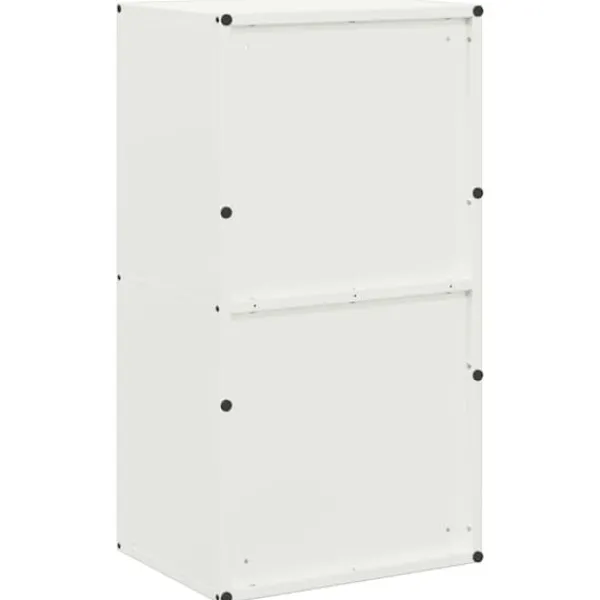 New Brændestativ i koldvalset stål - Robust brændeholder | Størrelse: 40x30x75 cm | Farve: Hvid Tilbehør Til Brændeovne & Pejse