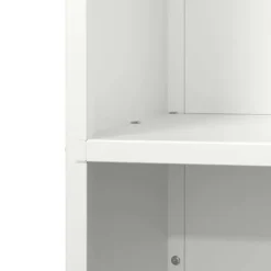 New Brændestativ i koldvalset stål - Robust brændeholder | Størrelse: 40x30x75 cm | Farve: Hvid Tilbehør Til Brændeovne & Pejse