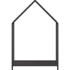 Tilbehør Til Brændeovne & Pejse^Brændestativ i koldvalset stål - Robust brændeholder | Størrelse: 60x25x90 cm | Farve: Sort