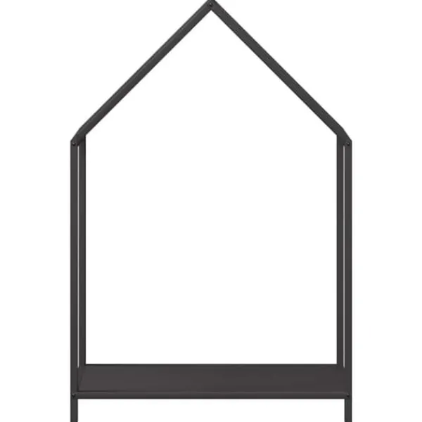 Tilbehør Til Brændeovne & Pejse^Brændestativ i koldvalset stål - Robust brændeholder | Størrelse: 60x25x90 cm | Farve: Sort
