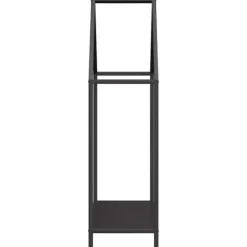 Tilbehør Til Brændeovne & Pejse^Brændestativ i koldvalset stål - Robust brændeholder | Størrelse: 60x25x90 cm | Farve: Sort