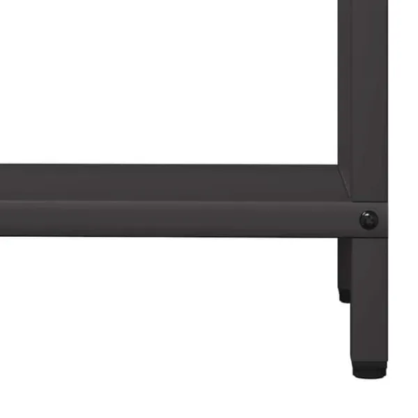 Tilbehør Til Brændeovne & Pejse^Brændestativ i koldvalset stål - Robust brændeholder | Størrelse: 60x25x90 cm | Farve: Sort