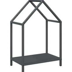 Tilbehør Til Brændeovne & Pejse^Brændestativ i koldvalset stål - Robust brændeholder | Farve: Antracitgrå | Størrelse: 40x25x60 cm
