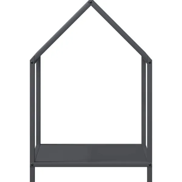 Tilbehør Til Brændeovne & Pejse^Brændestativ i koldvalset stål - Robust brændeholder | Farve: Antracitgrå | Størrelse: 40x25x60 cm