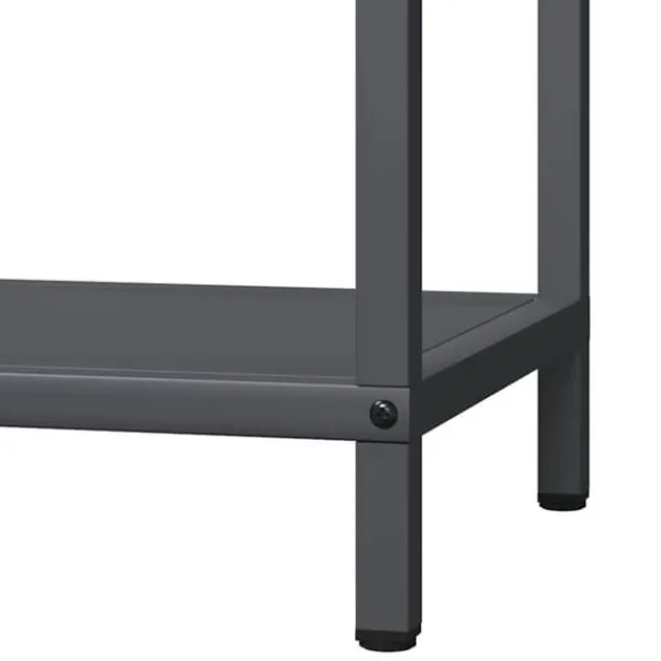 Tilbehør Til Brændeovne & Pejse^Brændestativ i koldvalset stål - Robust brændeholder | Farve: Antracitgrå | Størrelse: 40x25x60 cm