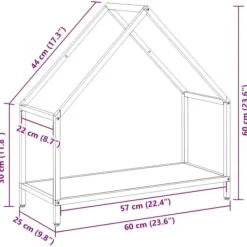 Best Brændestativ i koldvalset stål - Robust og stilfuldt | Størrelse: 60x25x60 cm | Farve: Antracitgrå Tilbehør Til Brændeovne & Pejse