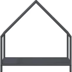 Best Brændestativ i koldvalset stål - Robust og stilfuldt | Størrelse: 60x25x60 cm | Farve: Antracitgrå Tilbehør Til Brændeovne & Pejse