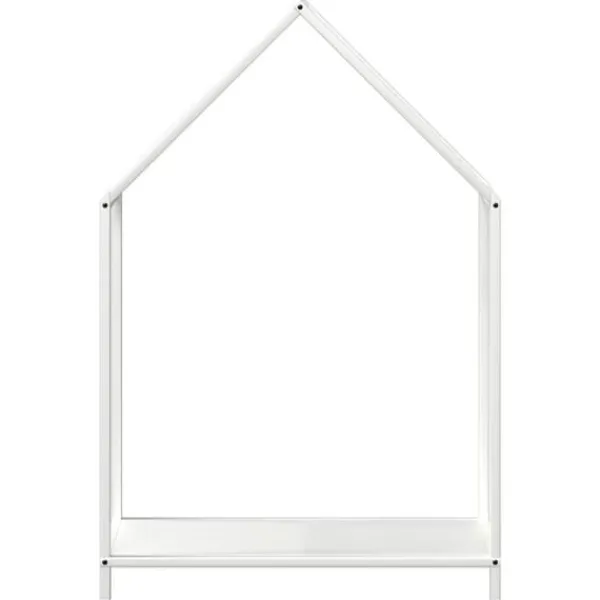 Tilbehør Til Brændeovne & Pejse^Brændestativ i koldvalset stål - Robust brændeholder | Størrelse: 60x25x90 cm | Farve: Hvid