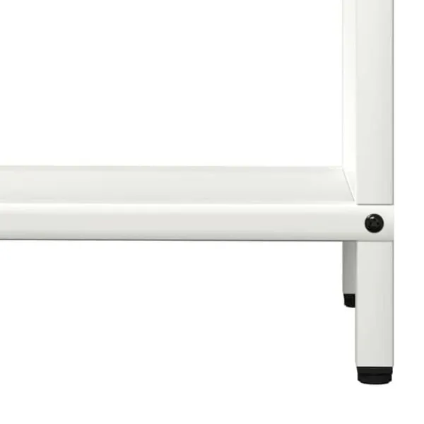 Tilbehør Til Brændeovne & Pejse^Brændestativ i koldvalset stål - Robust brændeholder | Størrelse: 60x25x90 cm | Farve: Hvid
