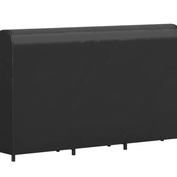 Hot Brændestativ i metal 199 × 30 × 121 cm – 0,6 m³ med vandtæt betræk, op til 300 kg Tilbehør Til Brændeovne & Pejse