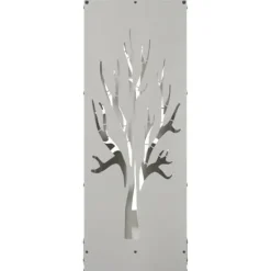 New Brændestativ i rustfrit stål - Hold brændet tørre og organiseret | Størrelse: 40x30x80 cm Tilbehør Til Brændeovne & Pejse