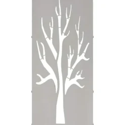 New Brændestativ i rustfrit stål - Hold brændet tørre og organiseret | Størrelse: 40x30x80 cm Tilbehør Til Brændeovne & Pejse