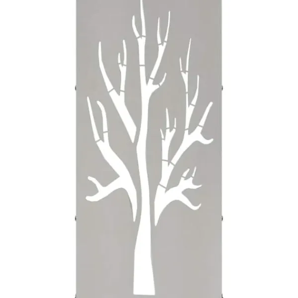 New Brændestativ i rustfrit stål - Hold brændet tørre og organiseret | Størrelse: 40x30x80 cm Tilbehør Til Brændeovne & Pejse