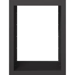 Sale Brændestativ i stål - Pæn opbevaring af brænde | Størrelse: 60x40x80 cm | Farve: Sort Tilbehør Til Brændeovne & Pejse
