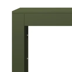 Tilbehør Til Brændeovne & Pejse^Brændestativ i stål - Slidstærk opbevaring til brænde | Størrelse: 100x40x60 cm | Farve: Grøn