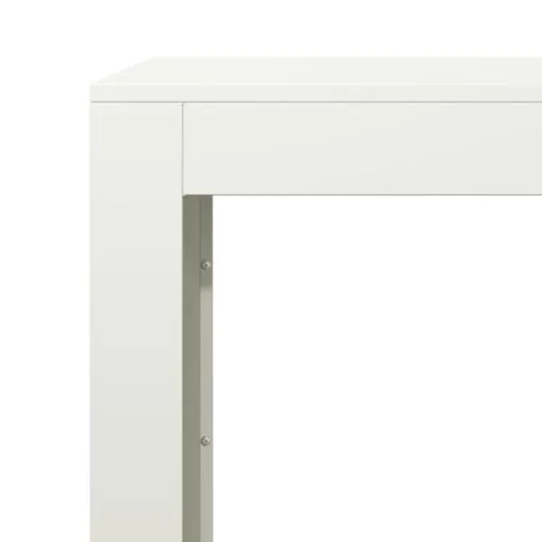 New Brændestativ i stål - Slidstærkt og vejrbestandigt | Størrelse: 60x40x80 cm | Farve: Hvid Tilbehør Til Brændeovne & Pejse