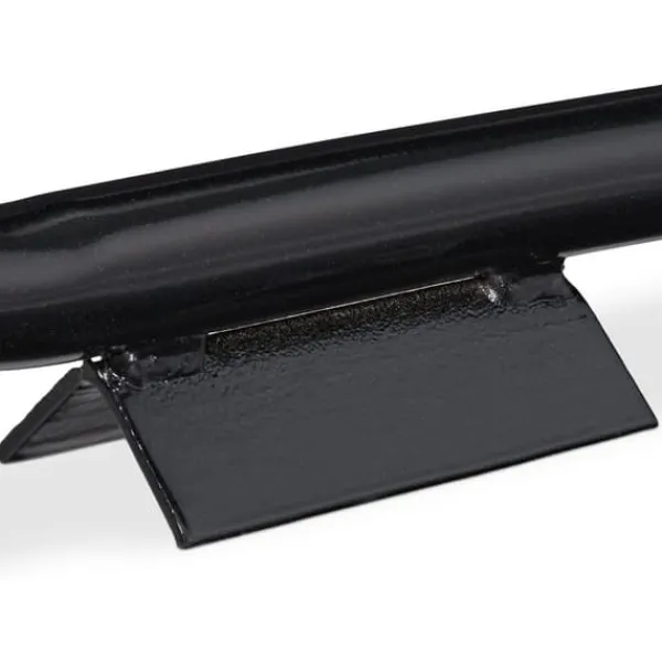 Tilbehør Til Brændeovne & Pejse^Brændestativ, Justerbart, 106x22 cm, Sort