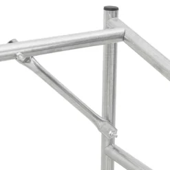 Tilbehør Til Brændeovne & Pejse^Brændestativ med regnslag - Galvaniseret stål | Størrelse: 100x40x200 cm