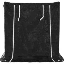 Clearance Brændestativ med regnslag i galvaniseret stål | Størrelse: 101x61x110,5 cm Tilbehør Til Brændeovne & Pejse