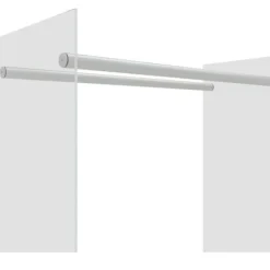 Outlet Brændestativ 80x35x100 cm hærdet glas transparent - Brændeholder - Brændeholdere - Home & Living Tilbehør Til Brændeovne & Pejse