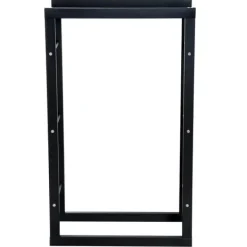 Tilbehør Til Brændeovne & Pejse^Brændestativ, 60x25x100 cm, Sort, Metal