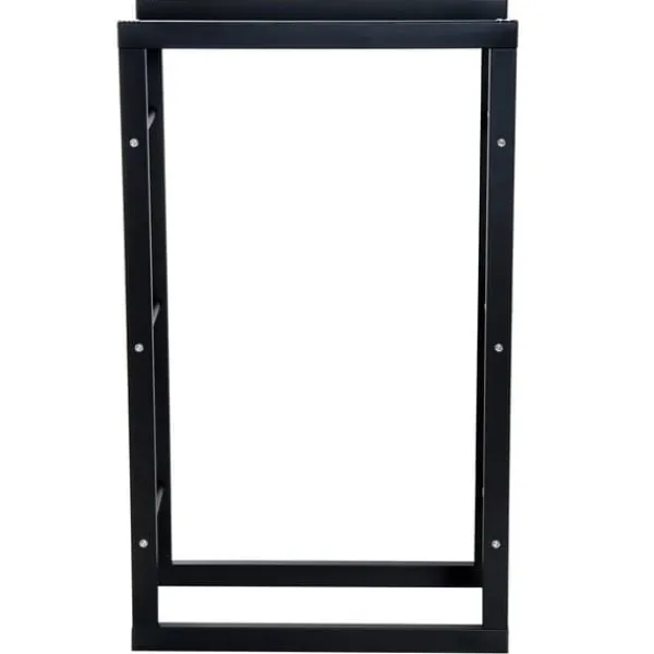 Tilbehør Til Brændeovne & Pejse^Brændestativ, 60x25x100 cm, Sort, Metal