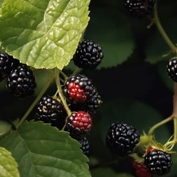 Sale Brombær - Sæt med 2 - Rubus fruticosus 'Thornfree' - Højde 50-60cm - ⌀15cm Buskads