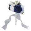 Blomster^Brudebuket i levende farver med blomster Romantisk Håndlavet Elegant Med Blomster Til Fester Kontorer Butikker Haver Brudepigestil 25x14cm/9,84x5,51i | CDON