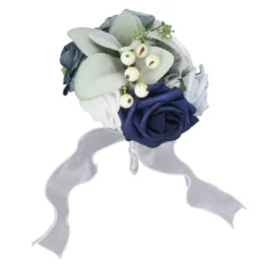 Blomster^Brudebuket i levende farver med blomster Romantisk Håndlavet Elegant Med Blomster Til Fester Kontorer Butikker Haver Brudepigestil 25x14cm/9,84x5,51i | CDON