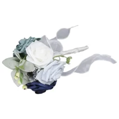 Blomster^Brudebuket i levende farver med blomster Romantisk Håndlavet Elegant Med Blomster Til Fester Kontorer Butikker Haver Brudepigestil 25x14cm/9,84x5,51i | CDON