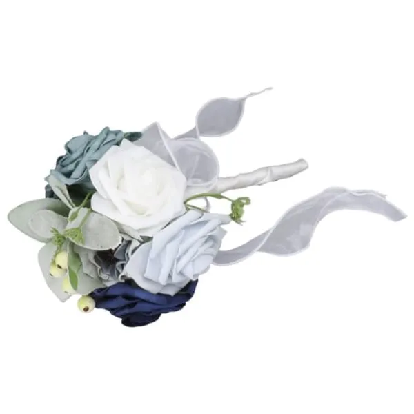 Blomster^Brudebuket i levende farver med blomster Romantisk Håndlavet Elegant Med Blomster Til Fester Kontorer Butikker Haver Brudepigestil 25x14cm/9,84x5,51i | CDON