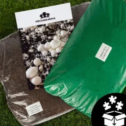 Best Brun svampemycelium 20 kg dyrkningssæt ballesubstrat + tørv 9 kg Kit Til Plante- & Urtedyrkning